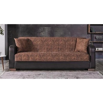 Разтегателен диван Adel кафяв