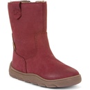 Froddo dívčí zimní barefoot kozačky ZERU TEX BOOT G3160242-4 červená