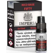 Imperia Nikotinová báze Fifty PG50/VG50 18mg 5x10ml