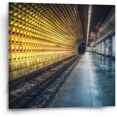 Sablio Obraz Pražské metro - 50x50 cm