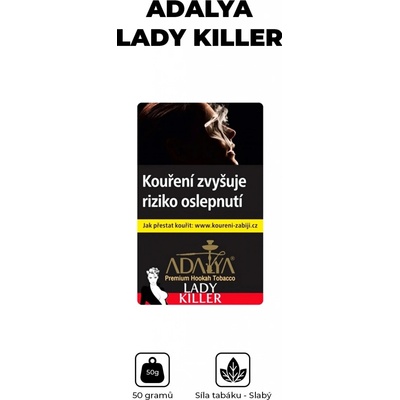 Adalya Lady Killer 50 g – Zbozi.Blesk.cz