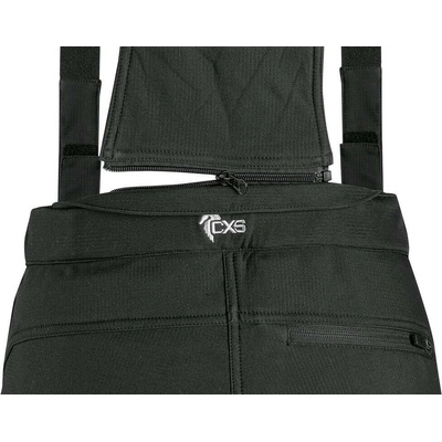 CXS TRENTON dámske zimné nohavice softshell čierna