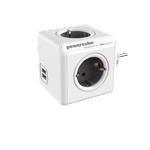 allocacoc PowerCube Original 4 Plug + 2 USB (1202GY)
