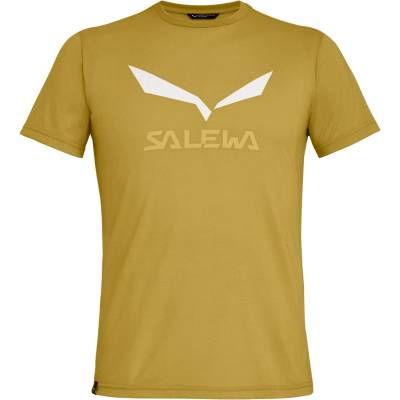 Salewa Мъжка спортна тениска Salewa Solidlogo Dry T-Shirt Sport shirt - Olive Oil - размер 50 (216-2734-1314)