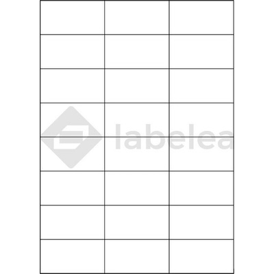 Labelea Samolepiace etikety 70x37 mm biele papierové, na hárku A4, pre laserovú a atramentovú tlač, Farba etikiet Biela, Počet hárkov v balení 1000 EPM070037W024J
