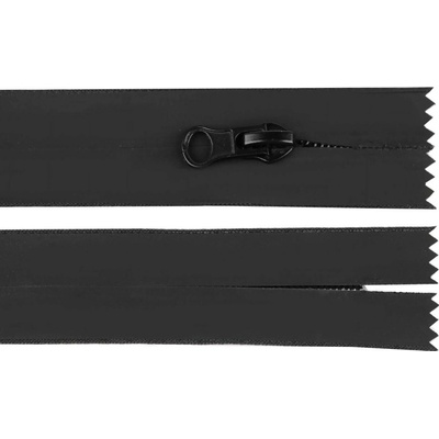 Stoklasa Voděodolný zip No 7 délka 20 cm spirálový matný černá mat