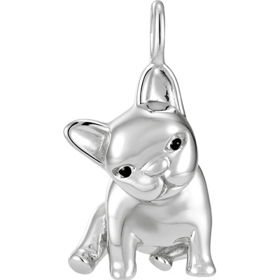 Olivie Strieborný prívesok BULDOČEK 9644
