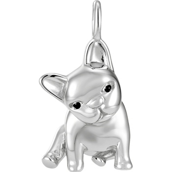 Olivie Strieborný prívesok BULDOČEK 9644