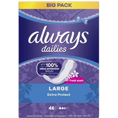 Always Ежедневни превръзки Always Dailies - Large, 46 броя