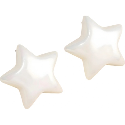 HARAHU Náušnice AD-33421 Star/Biela