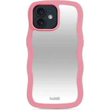 Holdit Гръб Holdit Wavy Case за iPhone 12/12 Pro - Rouge Pink/Mirror
