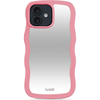 Holdit Гръб Holdit Wavy Case за iPhone 12/12 Pro - Rouge Pink/Mirror