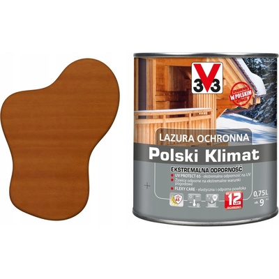 LAZURA V33 POLSKÝ KLIMAT EXPERT 12 LET 0,75L ZLATÝ DUB