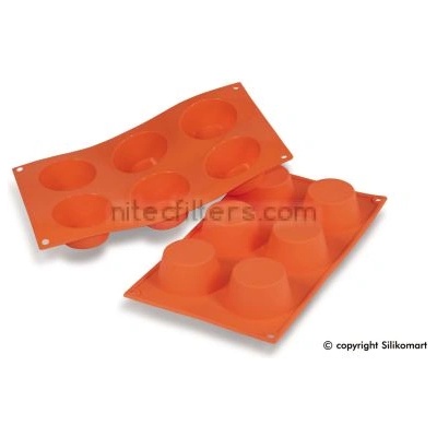 Silikomart Силиконова мултиформа muffin 6 броя, код С01