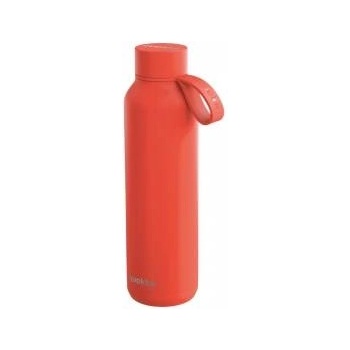 QUOKKA Solid With Strap - Insulated Stainless Steel Bottle 630 ml with Strap (Orange)