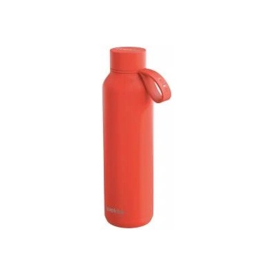 QUOKKA Solid With Strap - Insulated Stainless Steel Bottle 630 ml with Strap (Orange)