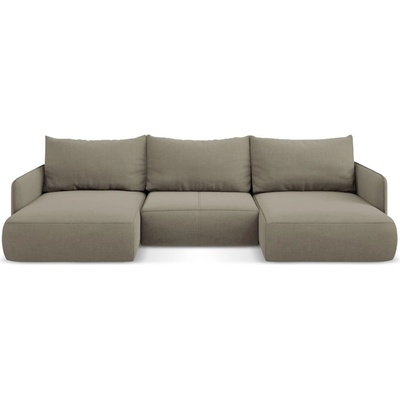 makamii Бежов разтегателен ъглов диван с място за съхранение Nanea - Makamii (NANEA_UF_24_P1_C14)