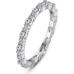 Silenti Jewelry Сребърен пръстен "Сияние" - 6 - 52мм (16.6мм диам. )