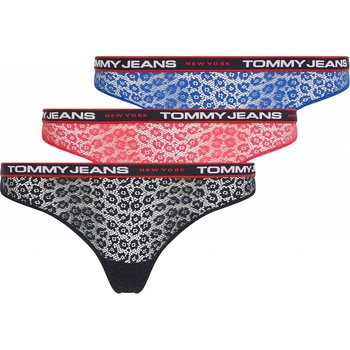 Tommy Hilfiger 3 PACK dámská tanga UW0UW047140SC