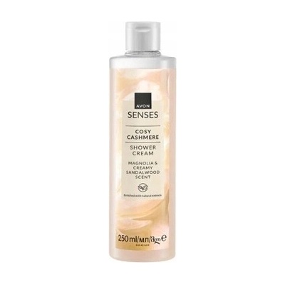 Avon Senses Cosy Cashmere krémový sprchový gél 250 ml