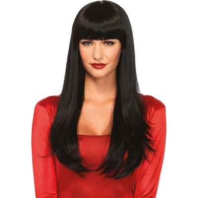 Leg Avenue Bangin Long Straight Wig A2733 Black