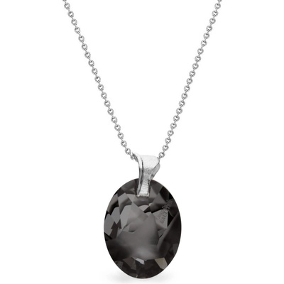 Šperky-image.cz se Swarovski Elements ovál silver night 8029