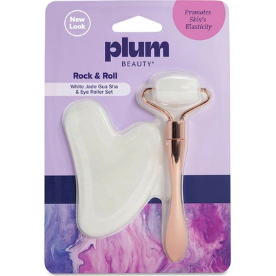 PlumBeauty Masážny valček a Gua sha Rock & Roll Set