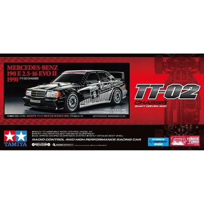 Tamiya Mercedes-Benz 190 E EVO II 91 TT-02 4WD 58752 1:10