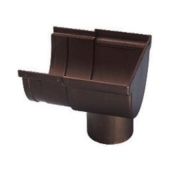 Rinnex Kotlík pre odkvap 330 mm 80 mm plastový RAL 8017 hnedý