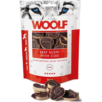 Woolf Beef Sushi & Codfish 100 g