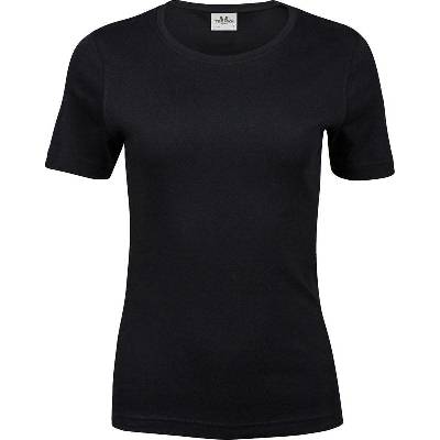 Tee Jays 580 Dámske tričko Interlock čierna