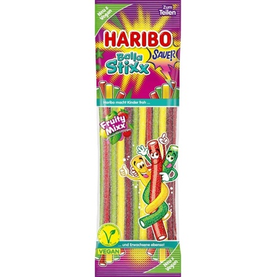 Haribo Balla Stixx Fruity Mixx sauer vegan 175 g