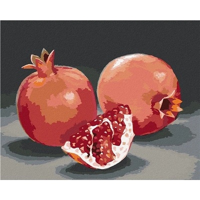 zuty Malování Podle Čísel Granátové Jablko 3 Myroslava Voloschuk 40 x 50 Cm Plátno Rám
