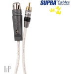 Supra Cables Supra Sublink 1XLR/F-1RCA White - XLR / RCA-cinch свързващ кабел за сабуфер - 4 m (071853)