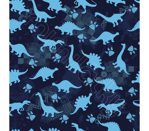 Softshell s beránkem modří dinosauři by MIMI