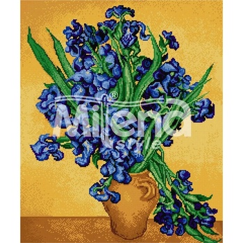 Milena Style Ириси от Ван Гог - гоблен със схема конци Ariadna 1: 1
