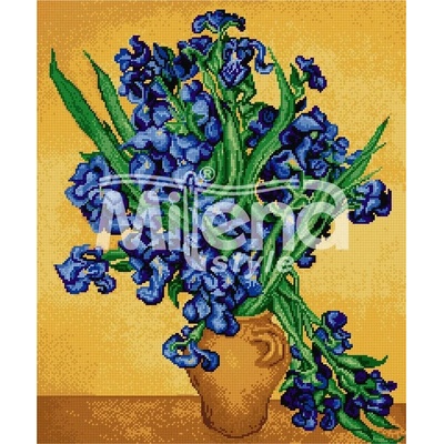 Milena Style Ириси от Ван Гог - гоблен със схема конци Ariadna 1: 1