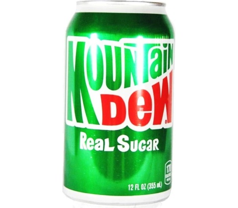 Mountain Dew throwback 355 ml