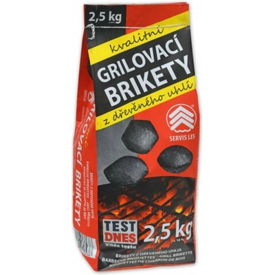 Servis Les grilovacie brikety 2,5 kg