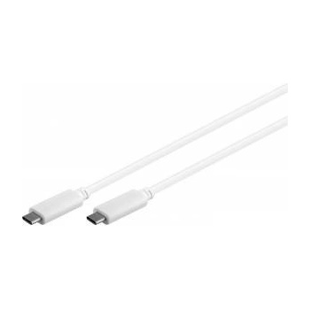 MicroConnect USB-C Gen2 cable, white. 2m