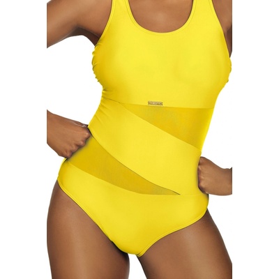 Self S 36W-21 Fashion šport jednodielne plavky žlté