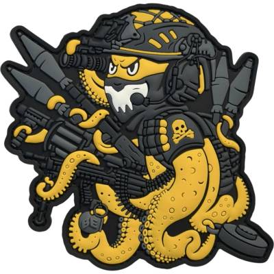Brand Element Patch Octopus Yellow BE-1023