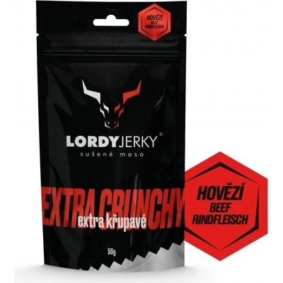 Lordy Jerky Hovězí sušené maso Natural 50 g