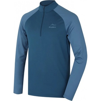 HUSKY Мъжка термо тениска с цип Tromi Zip M, синя (hsk-HT0-0821)