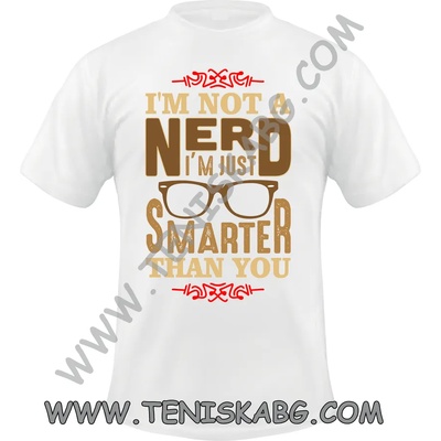 Fruit of the Loom Тениска - I`m not nerd