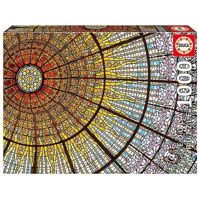 Educa Пъзел Educa от 1000 части - Дворецът на Каталунската музика (EDU19256)