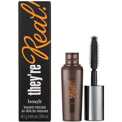 Benefit They're Real! Mascara Mini predlžujúca riasenka pre efekt umelých mihalnic Jet Black 4 g