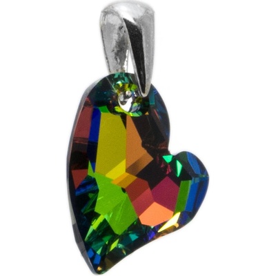 iŠperky Strieborný prívesok srdiečko swarovski ID|108335