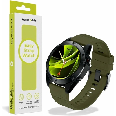 Mobile Origin Easy Strap 22mm QuickFit Dark Green MO-ES22-DGRN