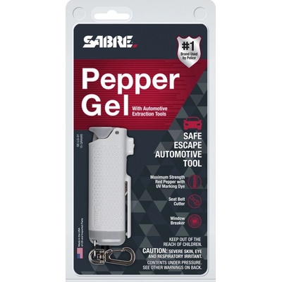 Sabre Red Obranný sprej Safe Escape 3v1 Auto Šedá